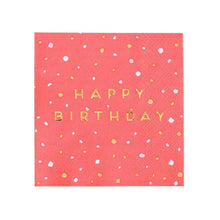 Load image into Gallery viewer, Confetti Birthday Cocktail Napkin Party Talking Tables 
