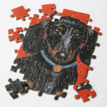 Load image into Gallery viewer, Double Sided Dachshund Puzzle Gift Talking Tables 
