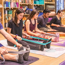 Load image into Gallery viewer, Dusty Pink Yoga Stretch Belt & Mat Carry Gift Ryder