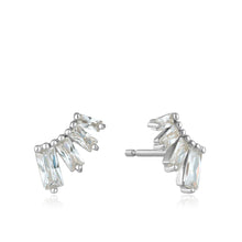 Load image into Gallery viewer, Glow Getter Silver Bar Earrings Jewellery Ania Haie 
