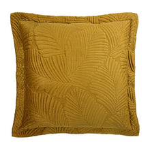 Load image into Gallery viewer, Golden Ochre Palm Cushion Soft Furnishing Riva Home 
