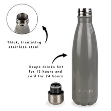 Load image into Gallery viewer, Grey 500ml Drinks Bottle Gift Ryder
