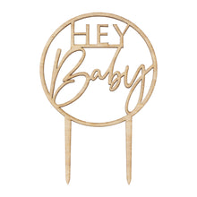 Load image into Gallery viewer, Hey Baby Shower Cake Topper Party Ginger Ray 
