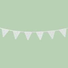 Load image into Gallery viewer, Lace Effect White Paper Garland Party Talking Tables 
