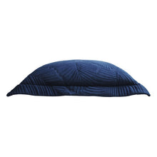 Load image into Gallery viewer, Navy Palm Cushion Soft Furnishing Riva Home 
