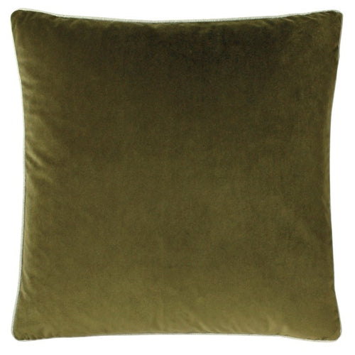 Olive Velvet Cohen Cushion Soft Furnishing Riva Home 