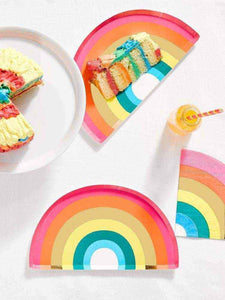 Rainbow Shaped Paper Napkins Party Talking Tables 