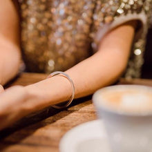 Load image into Gallery viewer, Silver Dipped in Rose Gold Bar Bangle Jewellery Lisa Angel