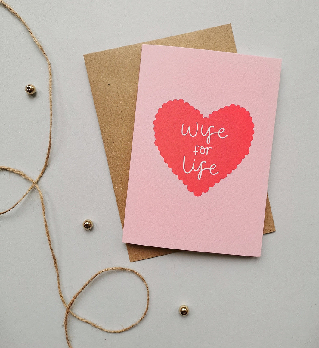 Wife for Life Card Stationery Helen Richmond 