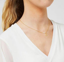 Load image into Gallery viewer, 22 Carat Gold Plated Anchor Necklace Jewellery Ashiana London 
