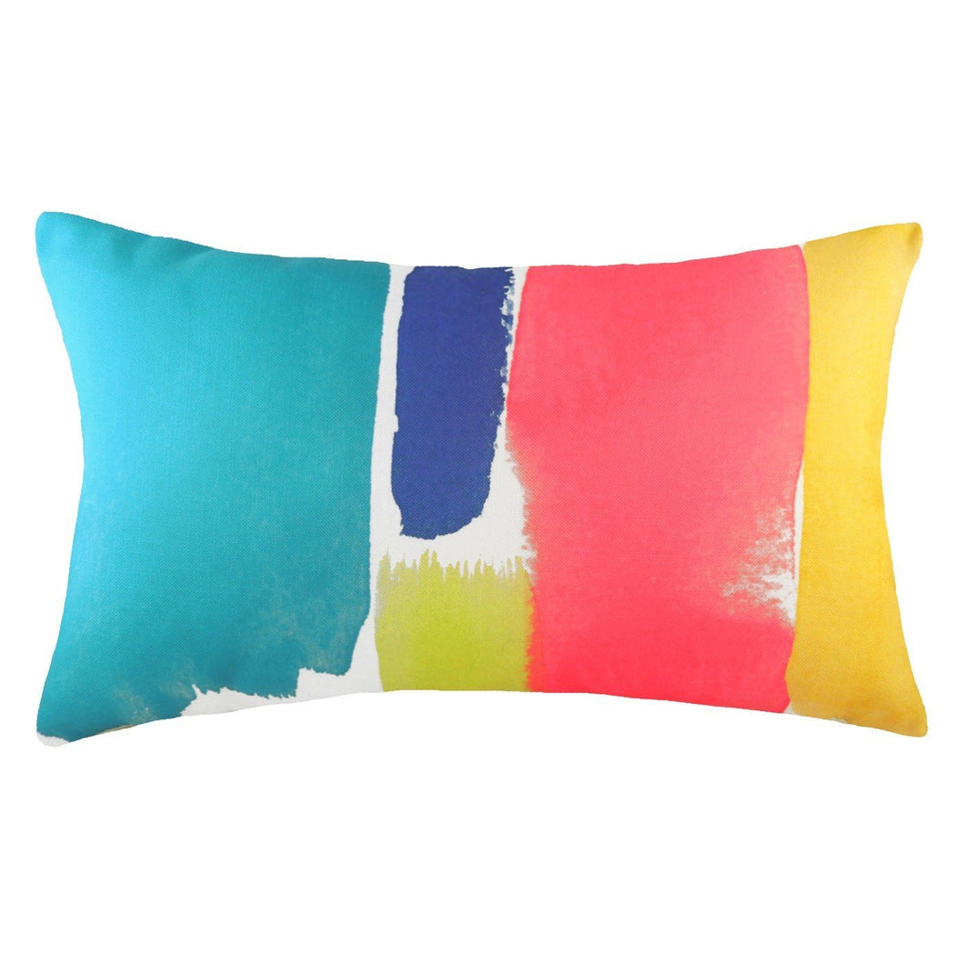 Abstract Multicoloured Cushion Soft Furnishing Riva Home 