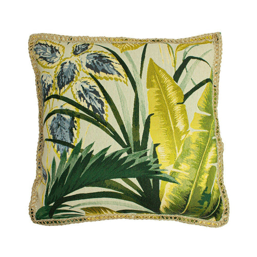 Amazon Jungle Green Cushion Soft Furnishing Riva Home 