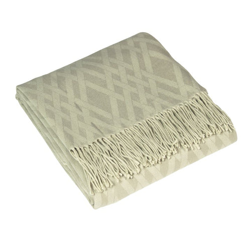 Beige Madison Throw Soft Furnishing Riva Home 