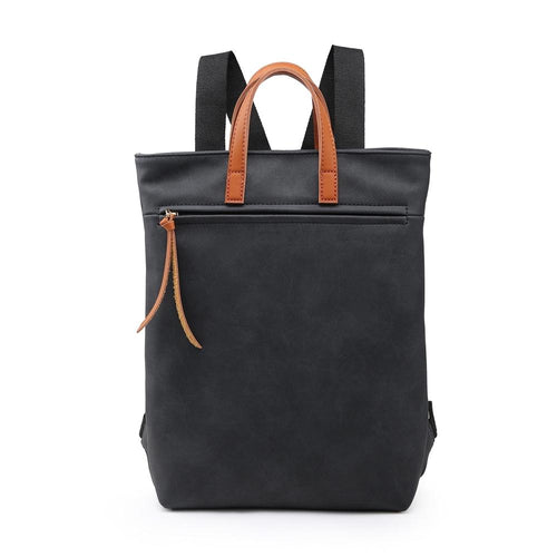 Black Canvas Style Rucksack Accessories House of Milan 