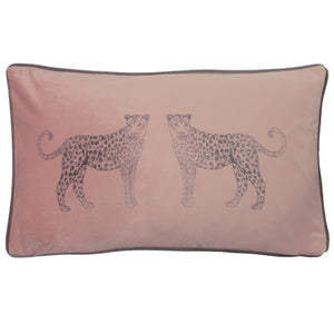 Blush Leopard Cushion Soft Furnishing Riva Home 