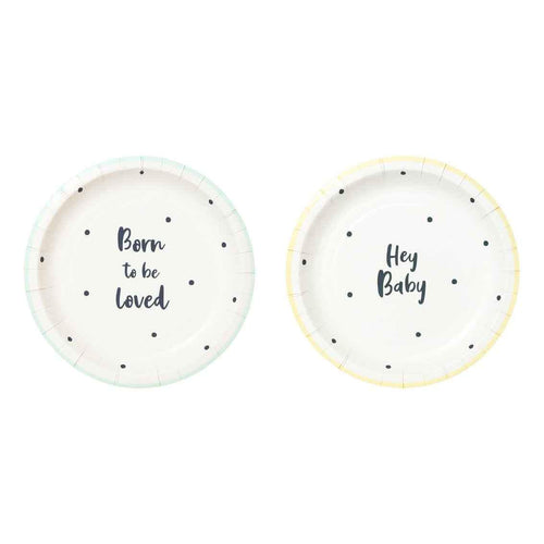 Born to be Loved Plates Party Talking Tables 
