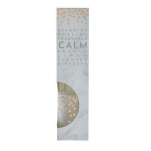 Calm Linen Reed Diffuser Home Fragrance Candlelight 