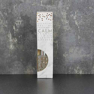 Calm Linen Reed Diffuser Home Fragrance Candlelight 