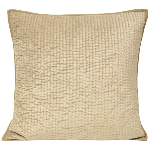 Champagne Crushed Velvet Cushion Soft Furnishing Riva Home 