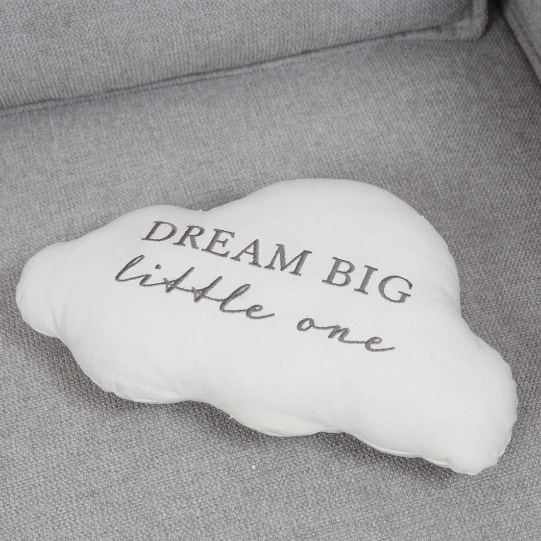 Cloud Shaped Dream Big Mini Cushion Soft Furnishing Widdop 