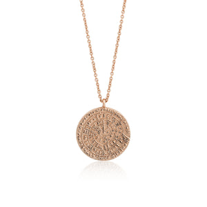 Coins Rose Gold Minoan Necklace Jewellery Ania Haie 