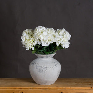 Darcy Antique White Vase Homeware Hill Interiors 
