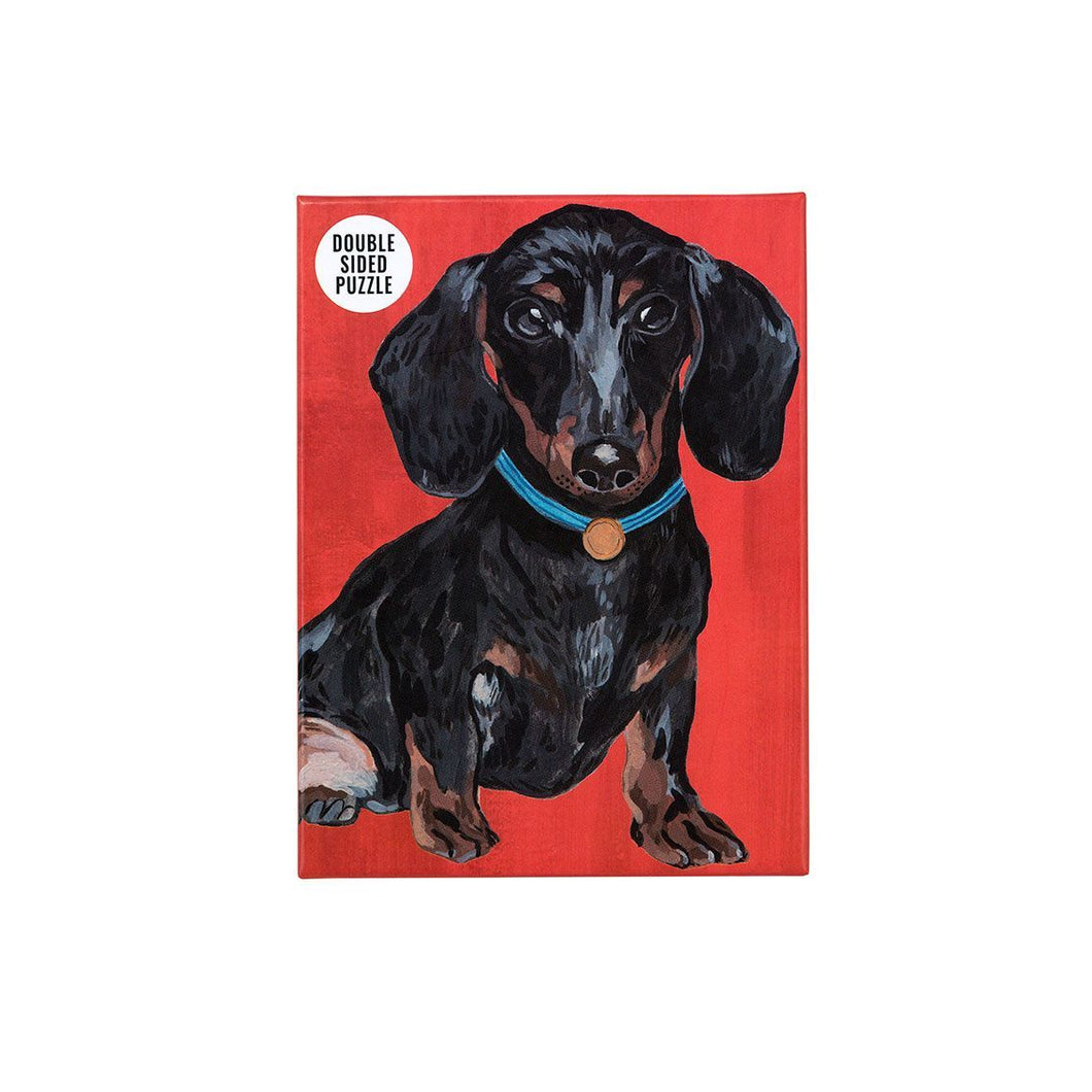 Double Sided Dachshund Puzzle Gift Talking Tables 