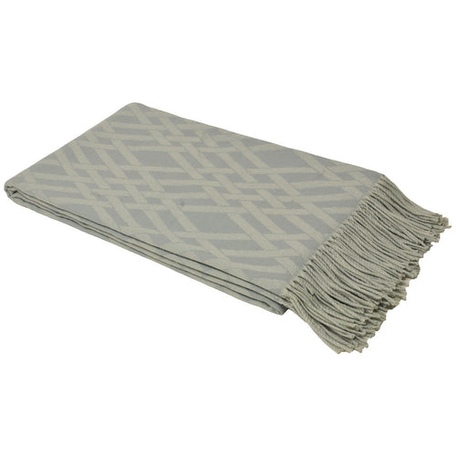 Dove Grey Madison Throw Soft Furnishing Riva Home 