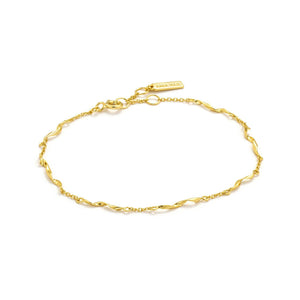 Gold Helix Bracelet jewellery Ania Haie 
