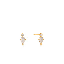 Load image into Gallery viewer, Gold Midnight Stud Earrings Jewellery Ania Haie 
