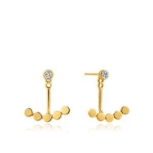 Gold Shimmer Ear Jackets Jewellery Ania Haie 