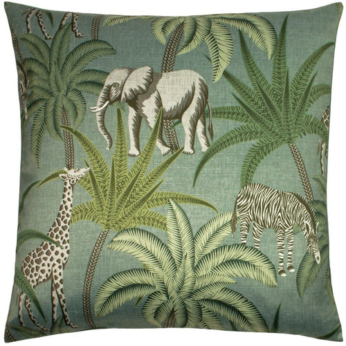 Green Jungle Cushion Soft Furnishing Riva Home 