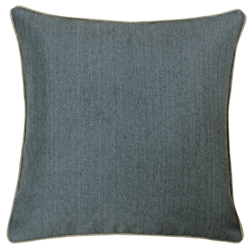 Grey Cushion with Graphite Edging Soft Furnishing Riva Home 