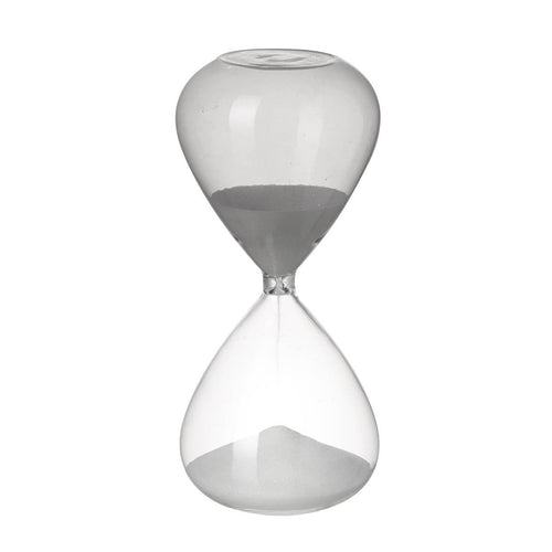 Grey Glass Sandtimer Homeware Parlane 