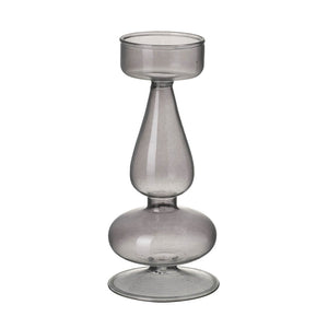 Grey Glass Tealight Holder Homeware Parlane 