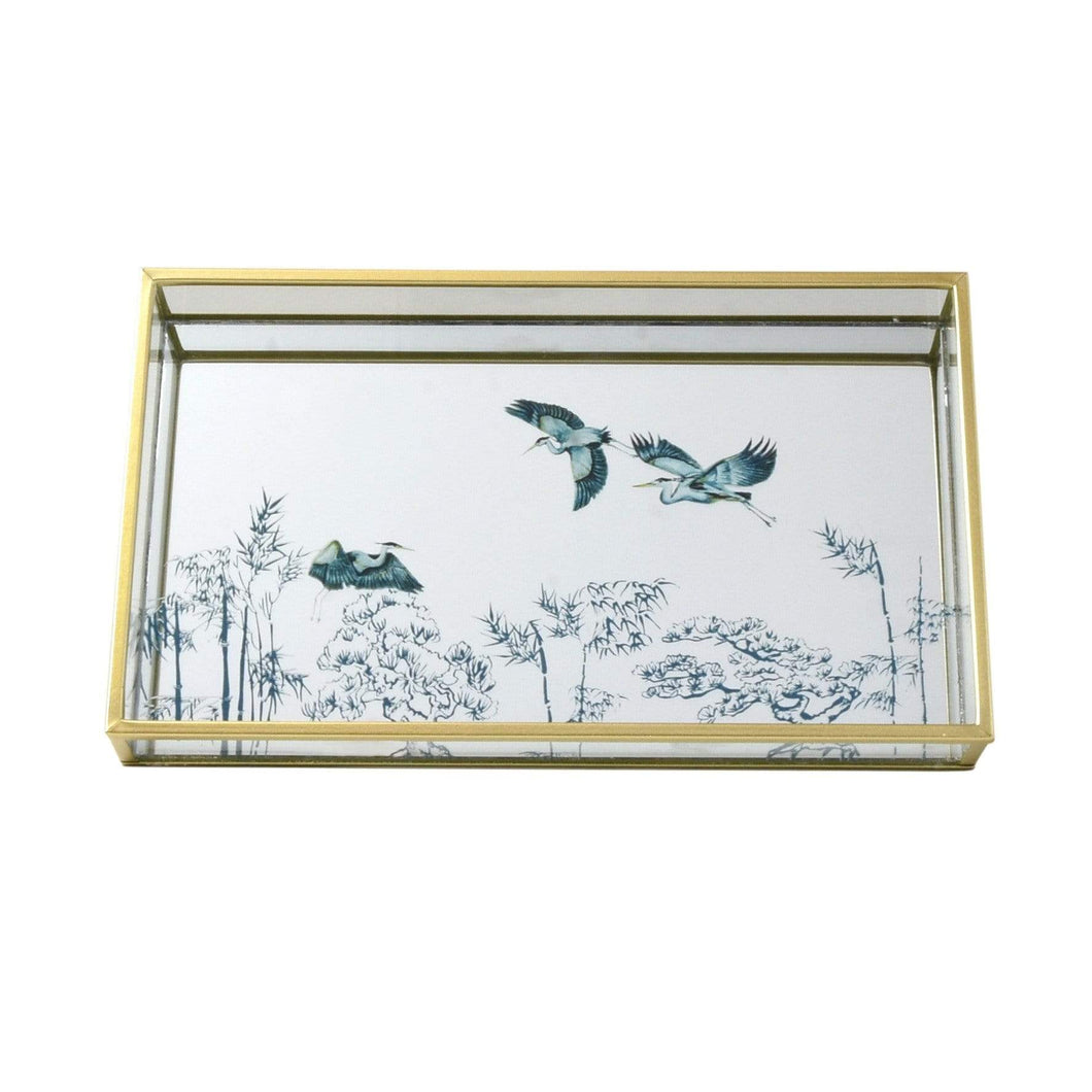 Heron Mirror Tray Homeware Candlelight 