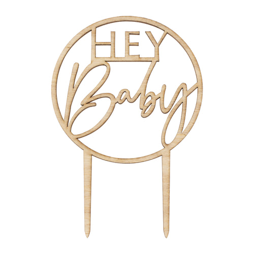 Hey Baby Shower Cake Topper Party Ginger Ray 
