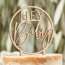 Load image into Gallery viewer, Hey Baby Shower Cake Topper Party Ginger Ray 

