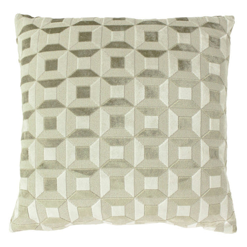 Ivory and Taupe Empire Cushion Soft Furnishing Riva Home 