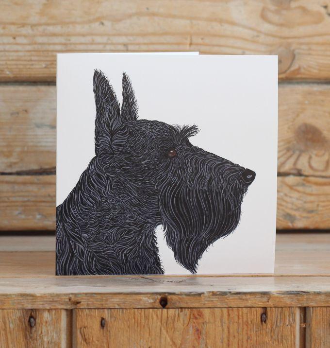 Jock the Scottish Terrier Card Stationery Bird 