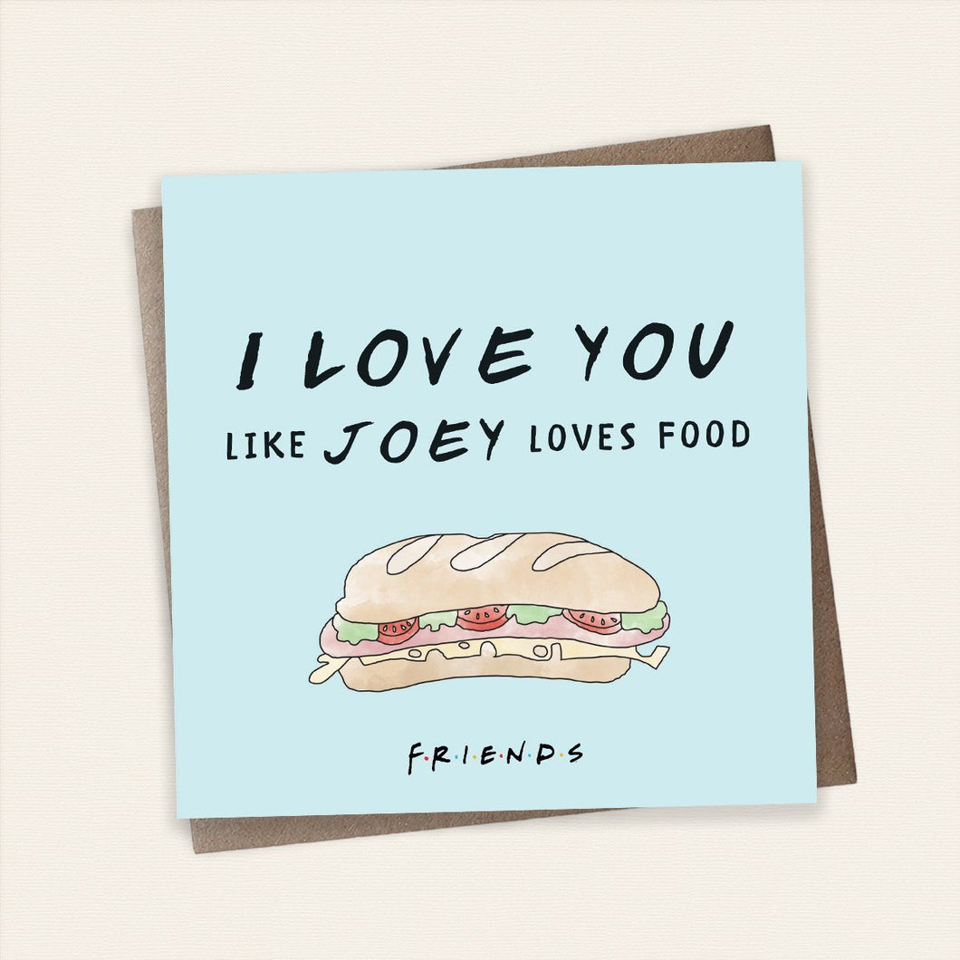 Joey Loves Food Friends Card Stationery Cardology 