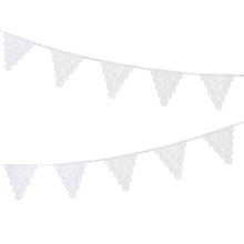 Load image into Gallery viewer, Lace Effect White Paper Garland Party Talking Tables 
