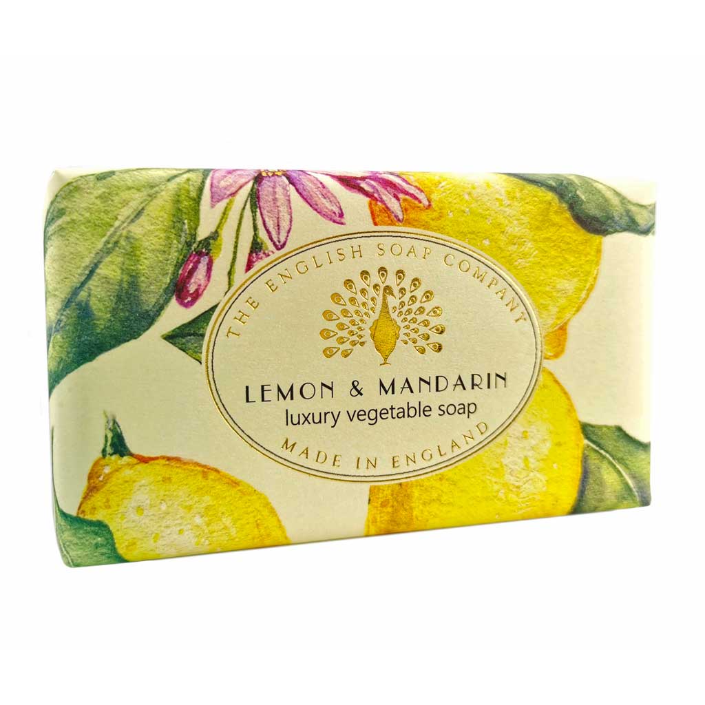 Lemon and Mandarin Gift Soap Beauty English Soap Company 