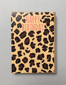 Leopard Print Birthday Card Stationery Earlybird 
