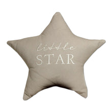 Load image into Gallery viewer, Little Star Grey Linen Cushion Soft Furnishing Widdop 
