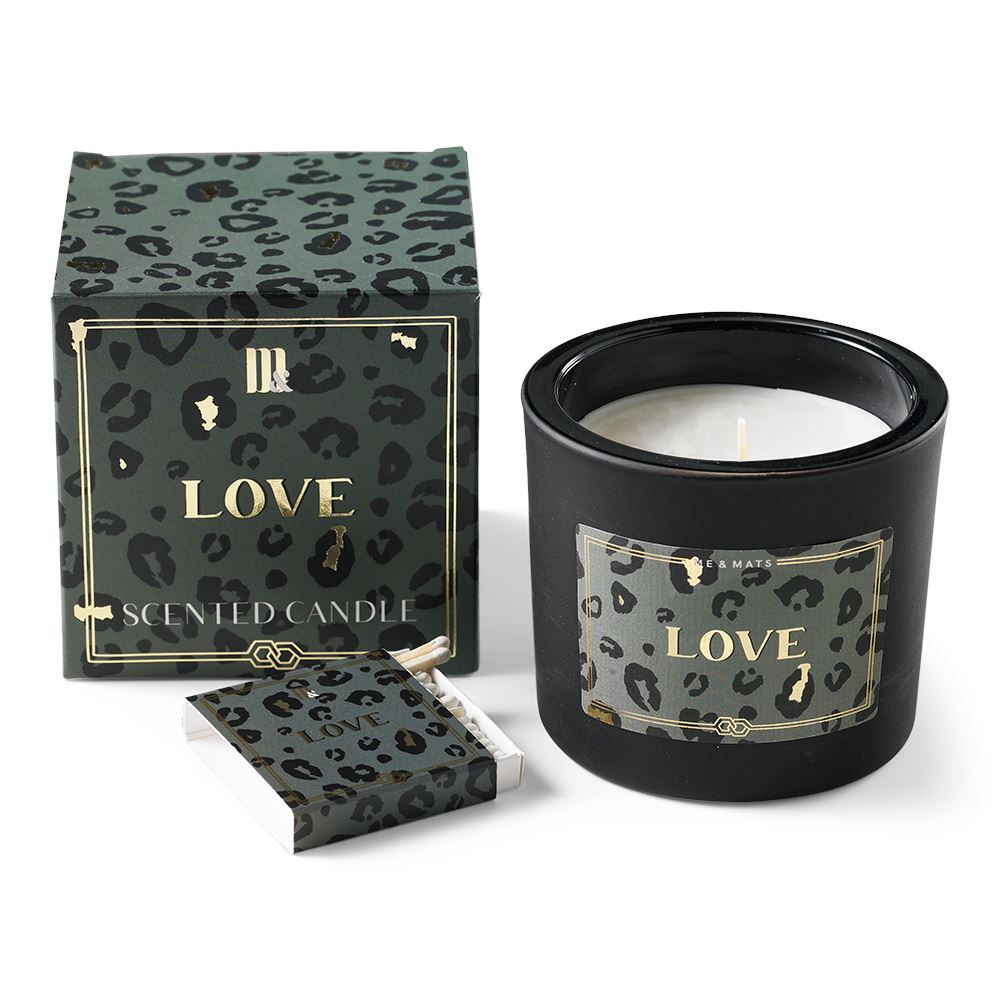 Love Candle with Matches Home Fragrance Me&Mats 
