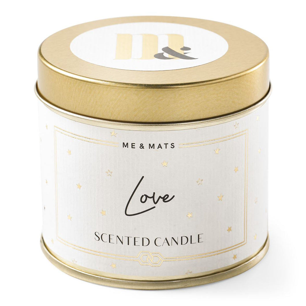 Love Tin Candle Home Fragrance Me&Mats 