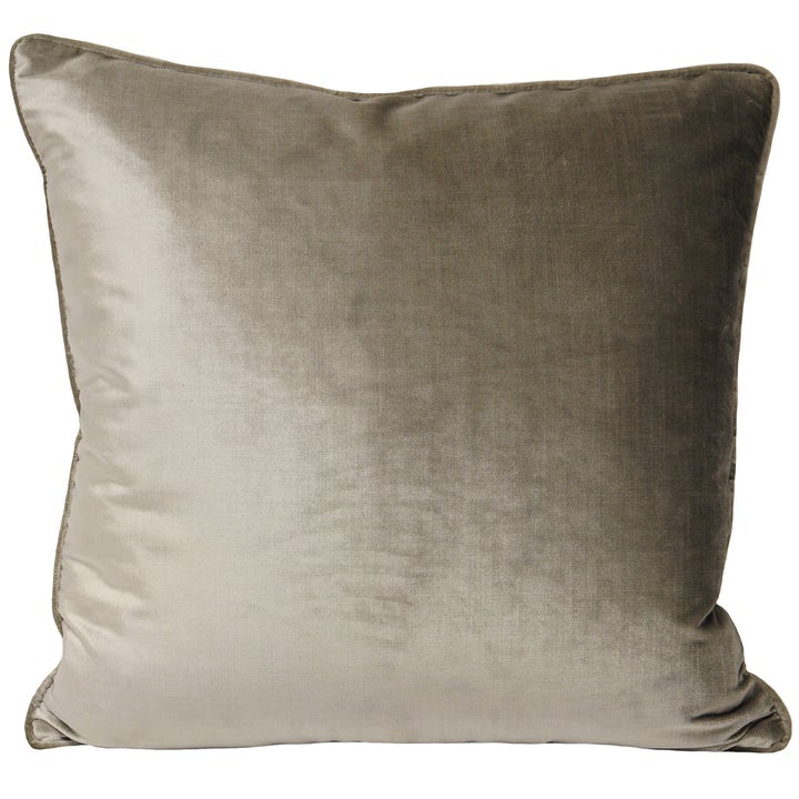 Mink Luxe Velvet Cushion Soft Furnishing Riva Home 