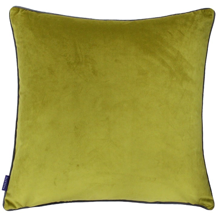 Moss and Charcoal Velvet Cushion Soft Furnishing Riva Home 