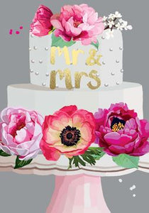 Mr and Mrs Cake Card Stationery Sarah Kelleher 
